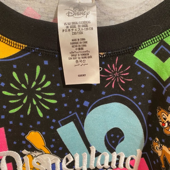 Disney Black and Colorful Graphic Tee - Picture 3 of 5